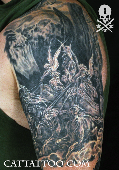 Tattoos - Gustave Dore Four Horsemen - 93688